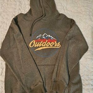 Eddie Bauer Gray Outdoors Hoodie